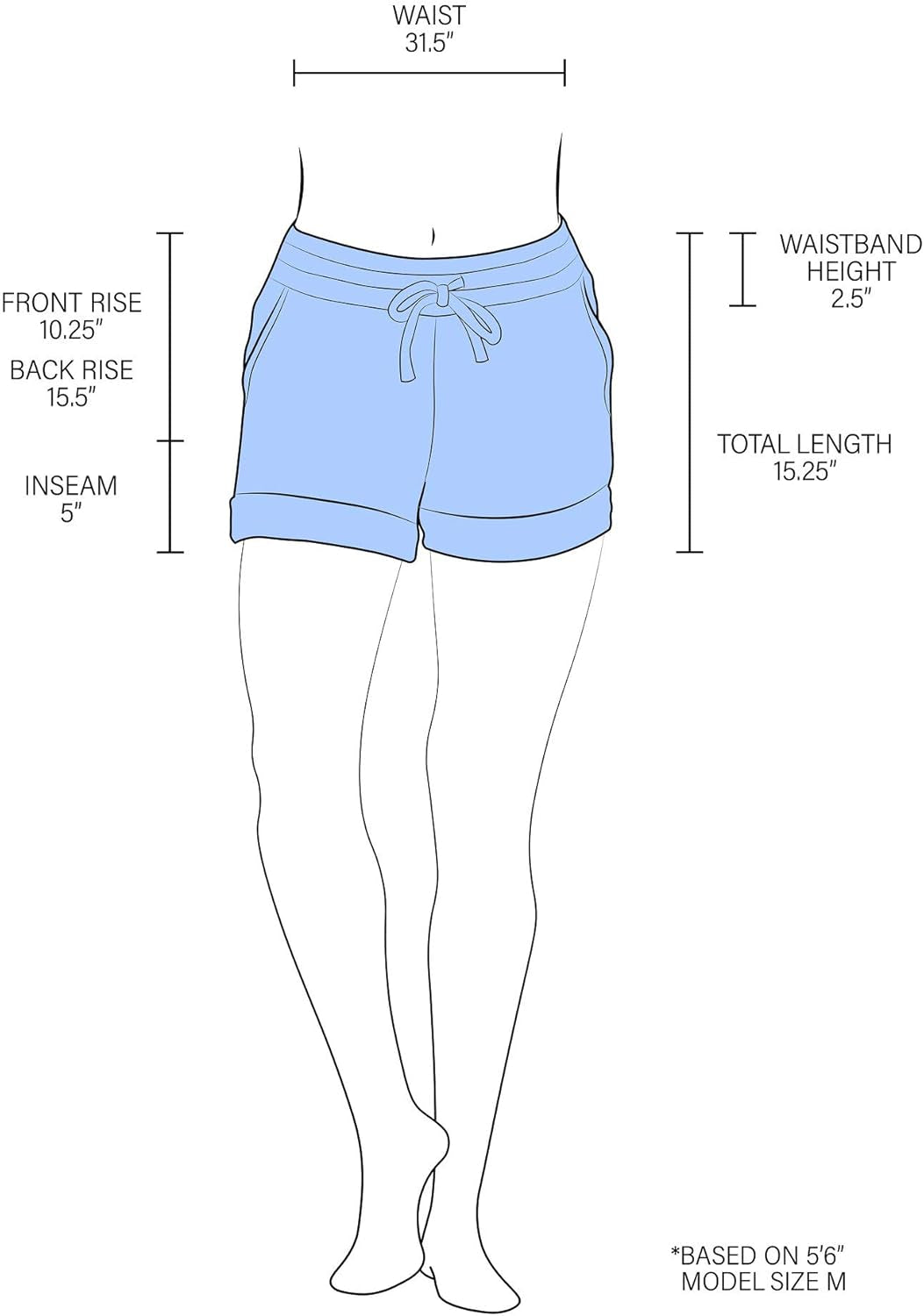 Womens Soft Sweat Shorts High Waisted Drawstring Lounge Shorts with Pockets